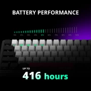 LORGAR KBP70MW Wireless PBT Black