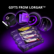 LORGAR KBP70MW Wireless PBT Black