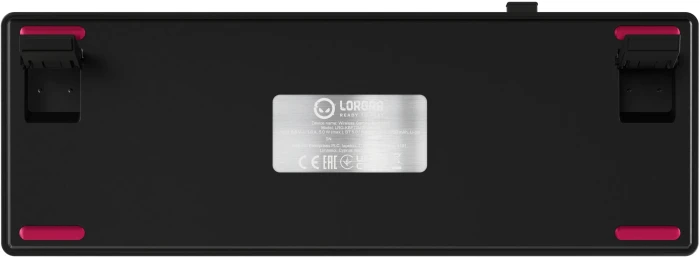 LORGAR KBP70MW Wireless PBT Black