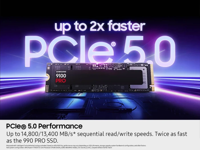 SAMSUNG 9100 PRO PCIe 5.0 - 1TB