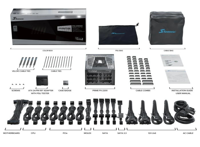Seasonic PRIME PX ATX 3 2024 Platinum 2200W