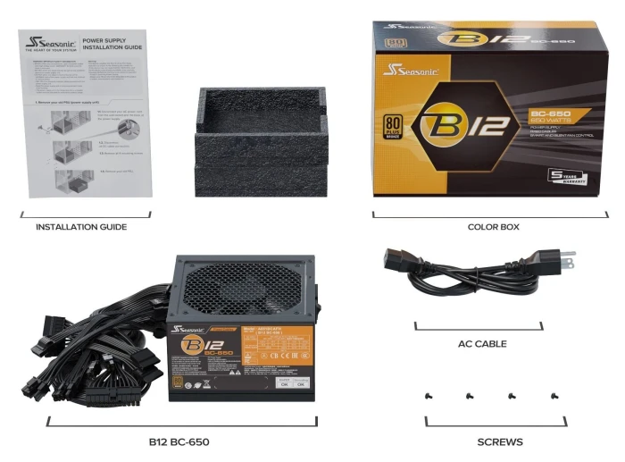 Seasonic B12 BC-650 Bronze 650W