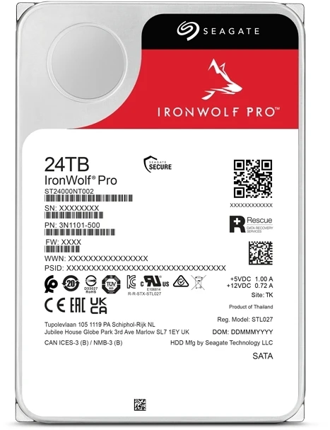 SEAGATE IronWolf Pro - 24TB