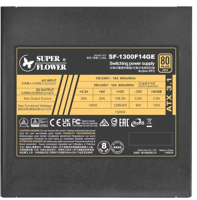 Super Flower Leadex III Gold 1300W