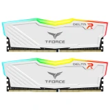 16GB (2x8) DDR4-3200 CL16 Team Group T-Force Delta RGB White