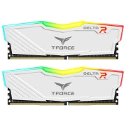 16GB (2x8) DDR4-3200 CL16 Team Group T-Force Delta RGB White