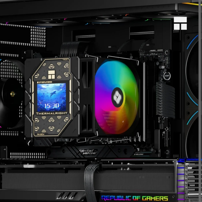 Thermalright Peerless Assassin 120 Vision ARGB Black 2.8" Display
