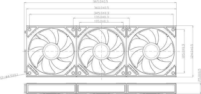 Thermalright TL-M12Q x3 White 3in1