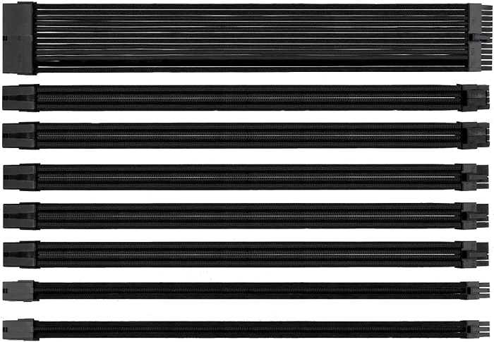 Thermaltake Sleeved Cable Black 300mm