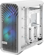 FRACTAL DESIGN Torrent White RGB TG Clear