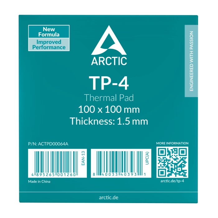 Термопроводящ пад ARCTIC TP-4 - 100x100x1.5 mm