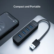 Orico хъб USB3.0 HUB 4 port - Type C input TWU3-4A-BK
