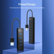 Orico хъб USB3.0 HUB 4 port - Type C input TWU3-4A-BK