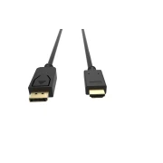 VCom Кабел Display Port M / HDMI M - 4K 60Hz - CG609-1.8m