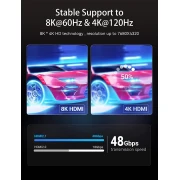 Vention Кабел HDMI v2.1 M / M 3m - 8K Dolby Vision HDR - AANBI