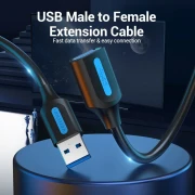 Vention Удължител USB-A 5Gbps - 1.0m
