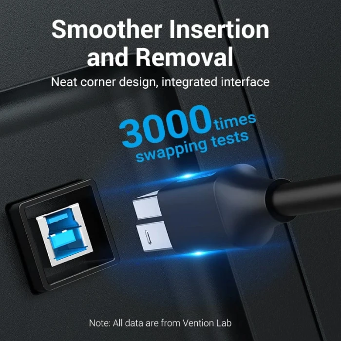 Vention USB-A > USB-B 5Gbps - 0.5m