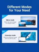 Vention кабел Cable DisplayPort to HDMI 1.5m - 4K, Gold Plated - HAGBG