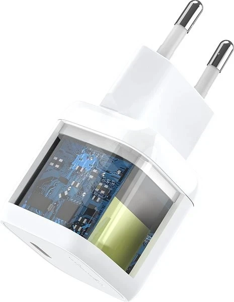 Vention Универсално зарядно за стена Charger Wall GaN - USB Type-C 30W White - FAKW0-EU