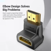 Vention Адаптер Adapter HDMI Right Angle 90 Degree M/F - AIOB0