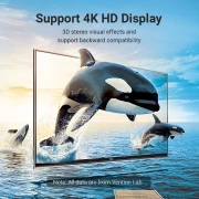 Vention Адаптер Adapter HDMI Vertical Flat 90 Degree M/F - AIPB0