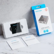 Vention Разклонител превключвател HDMI 2.0 Switcher/Splitter 2-Port Bi-Direction - Grey Aluminium - AFLH0