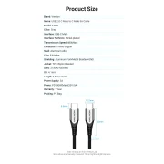 Vention USB 2.0 Type-C > Type-C 1.0m