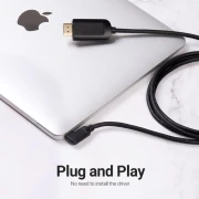 Vention Кабел Type-C to HDMI Cable Right Angle 1.5M Black - CGVBG