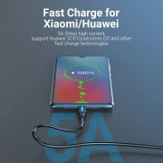 Vention Кабел USB 3.1 Type-C / USB 2.0 AM - 0.5M Black 5A Fast Charge - CORBD