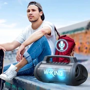 W-King Блутут парти колонка D10 Black - 70W