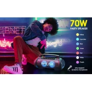 W-King Блутут парти колонка D10 Black - 70W