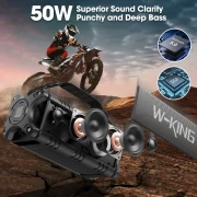 W-King Блутут колонка D8 Black - 50W