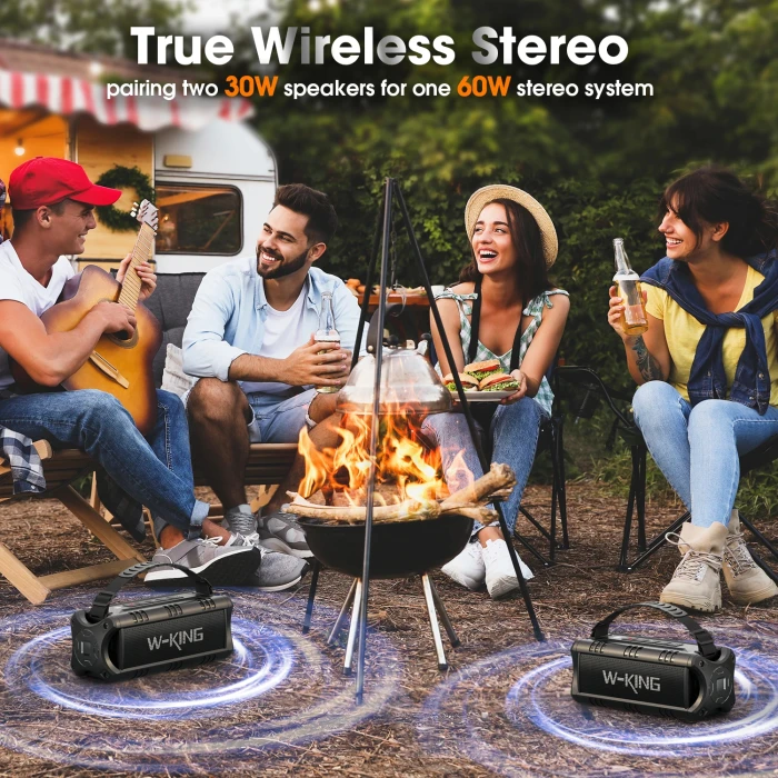 W-King Блутут колонка D8 Mini Black - 30W