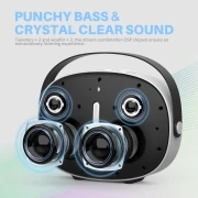 W-King Блутут колонка T8 Black - 30W Deep Bass