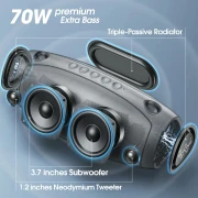 W-King Блутут колонка X10 Black- 70W