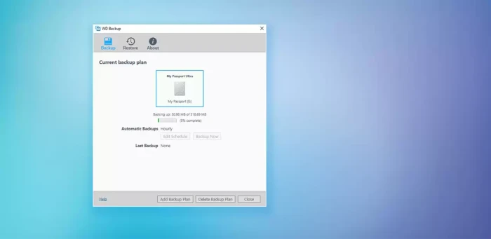 WD My Passport Ultra - Blue 2TB