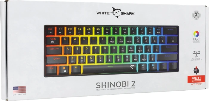 White Shark SHINOBI 2 Linear - Black
