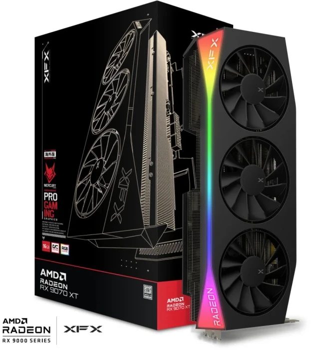 XFX Mercury RX 9070 XT OC Gaming RGB