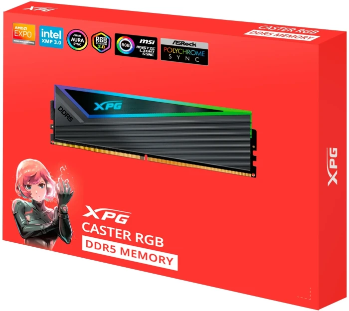 32GB (2x16) DDR5-6000 CL30 XPG CASTER RGB