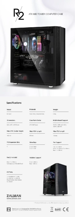 Zalman R2 BLACK