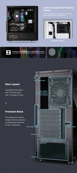 Zalman R2 BLACK