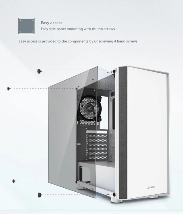 Zalman R2 WHITE