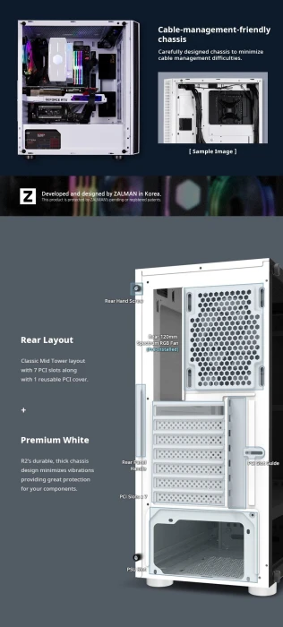 Zalman R2 WHITE