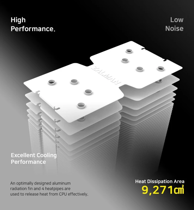 Zalman CNPS10X PERFORMA WHITE