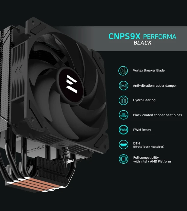 Zalman CNPS9X PERFORMA BLACK