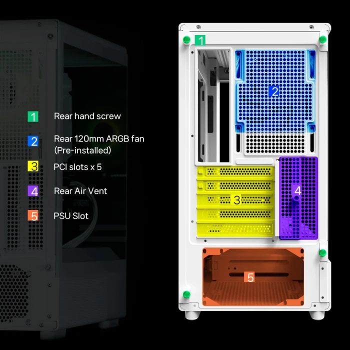 Zalman P10 White