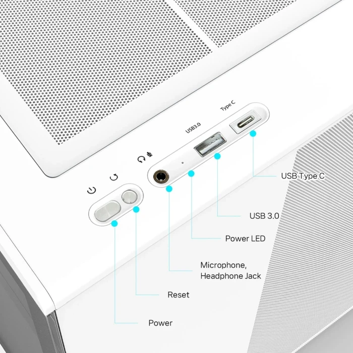 Zalman P10 White