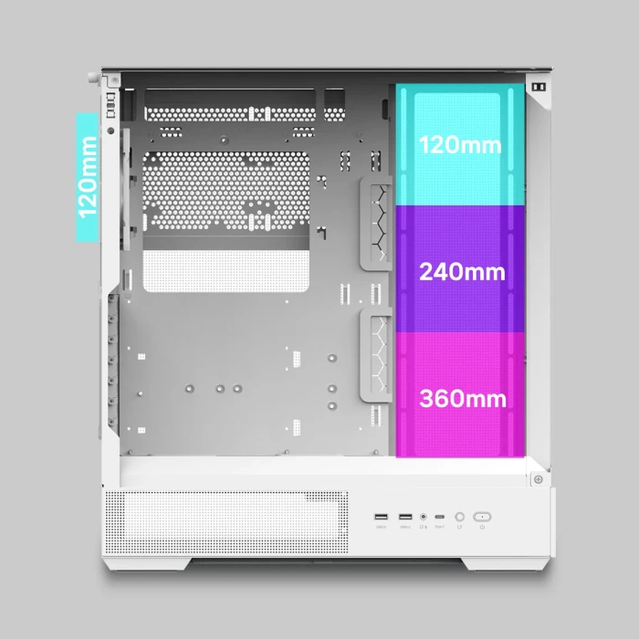 Zalman P40 Prism White