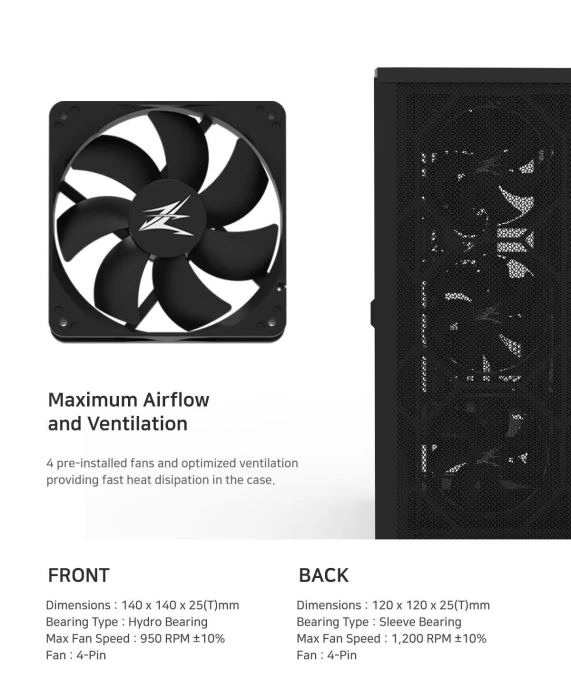 Zalman Z10 Mesh