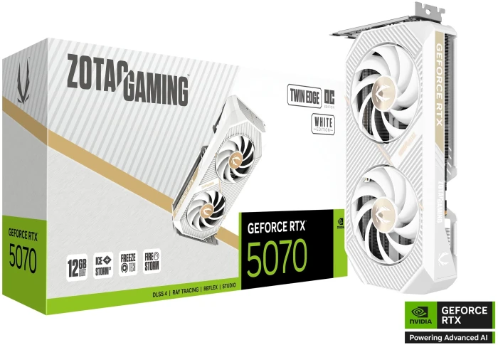 ZOTAC RTX 5070 Twin Edge OC White 12GB